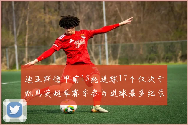 迪亚斯德甲前15轮进球17个仅次于凯恩英超单赛季参与进球最多纪录为18个
